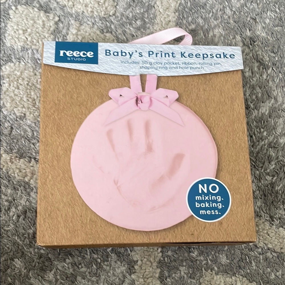 ❣️2 for $10 - Reece Studio Baby's Print Keepsake in Pink